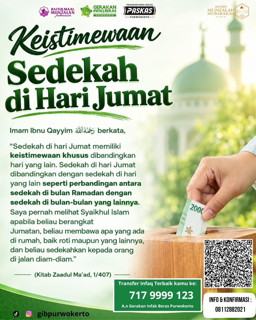 Keistimewaan Sedekah di Hari Jumat